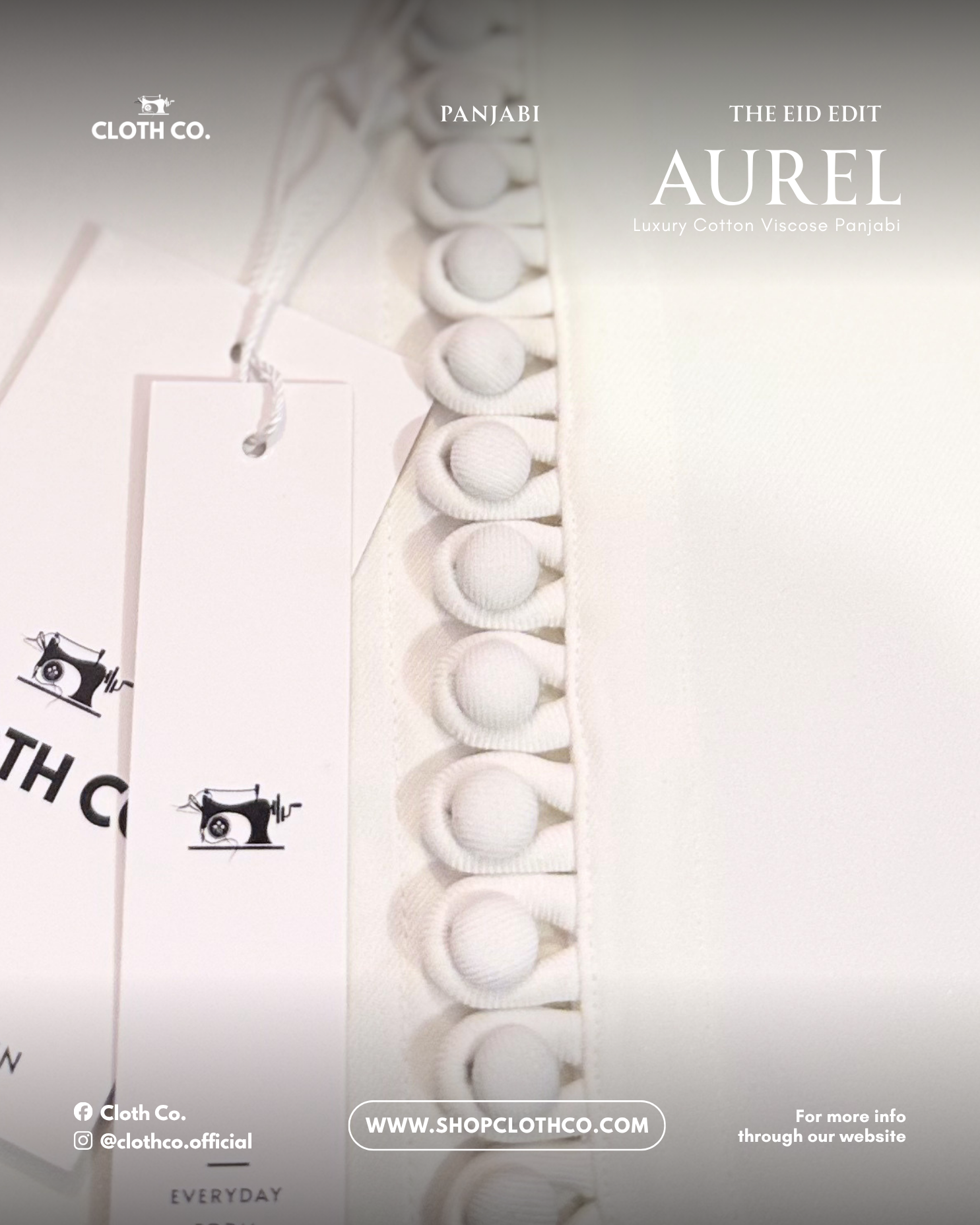 AUREL Signature White Panjabi
