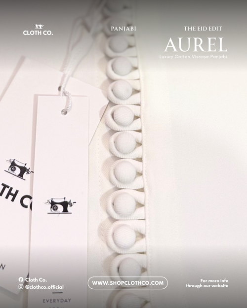 AUREL Signature White Panjabi
