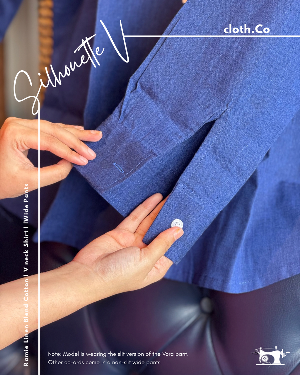 The Silhouette V Blue