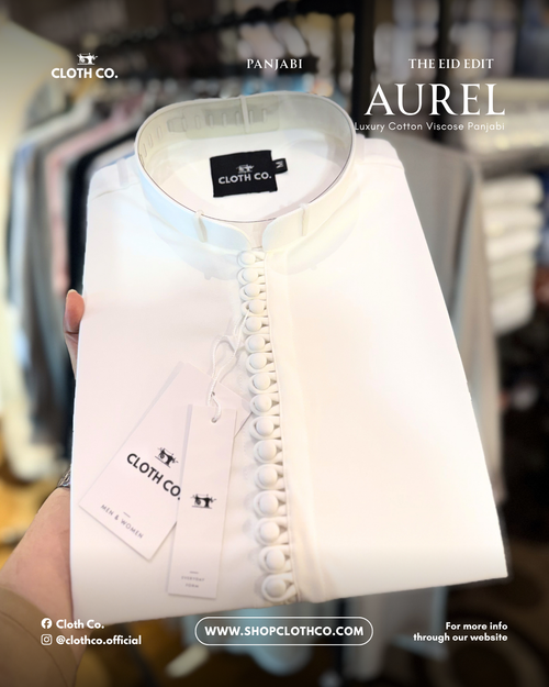 AUREL Signature White Panjabi